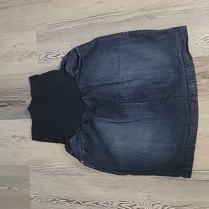 Maternity jean skirt - size L